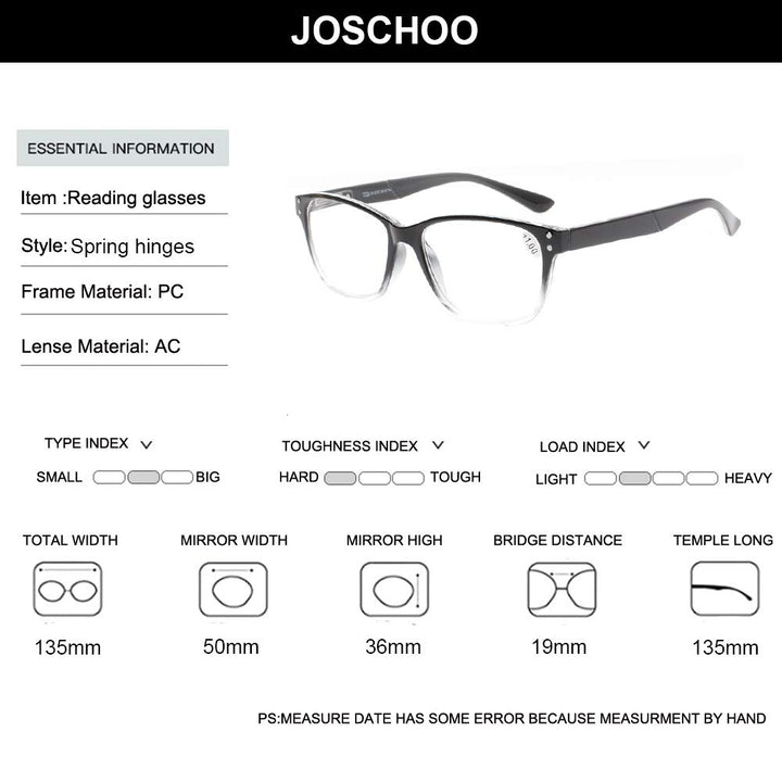 Reading Glasses 5-Pack Quality Readers Spring Hinge Gla