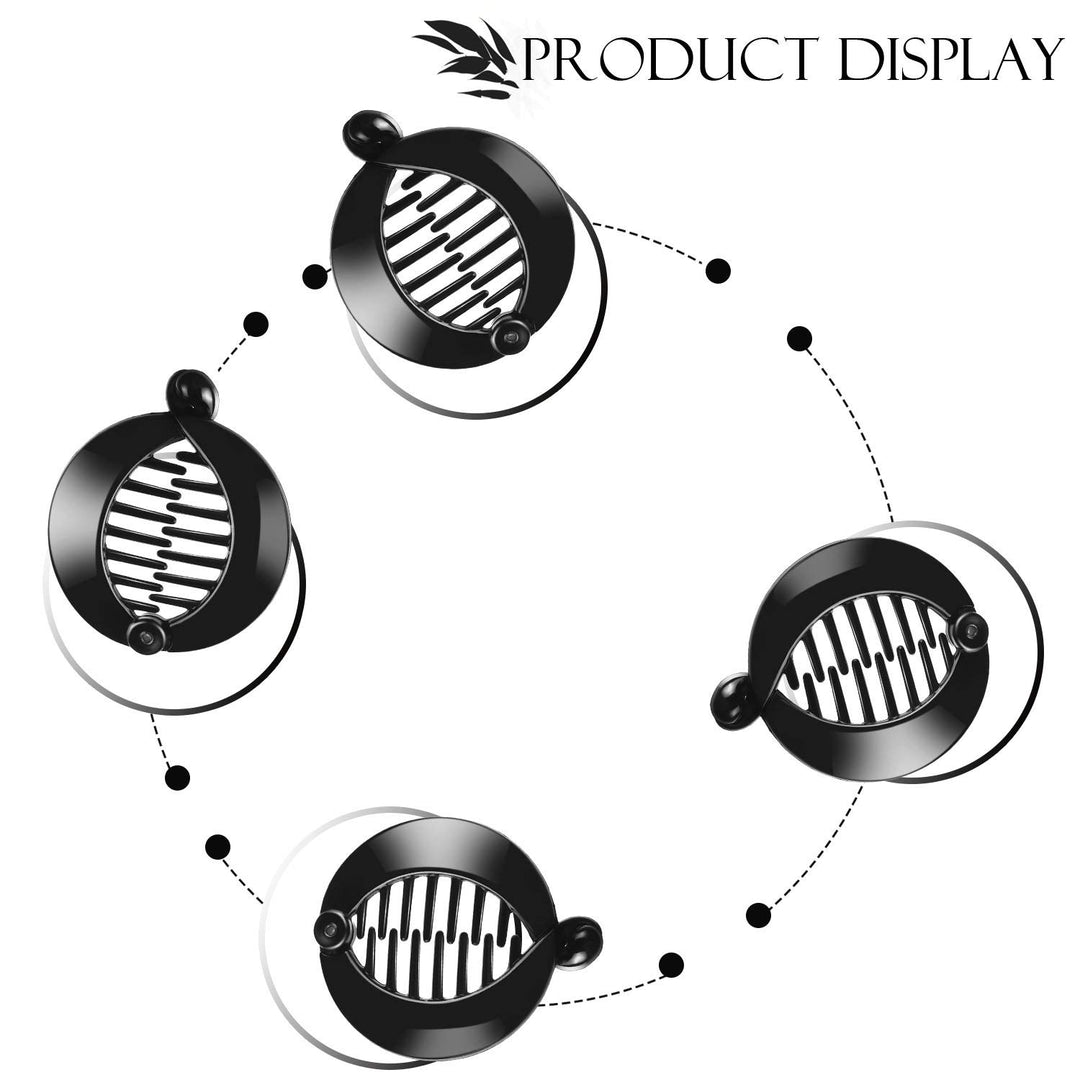 6 Pieces Banana Hair Clips Banana Hair Combs Fishtail Hair Clip Combs Resin Banana Fish Grips for Women Hair Accessories