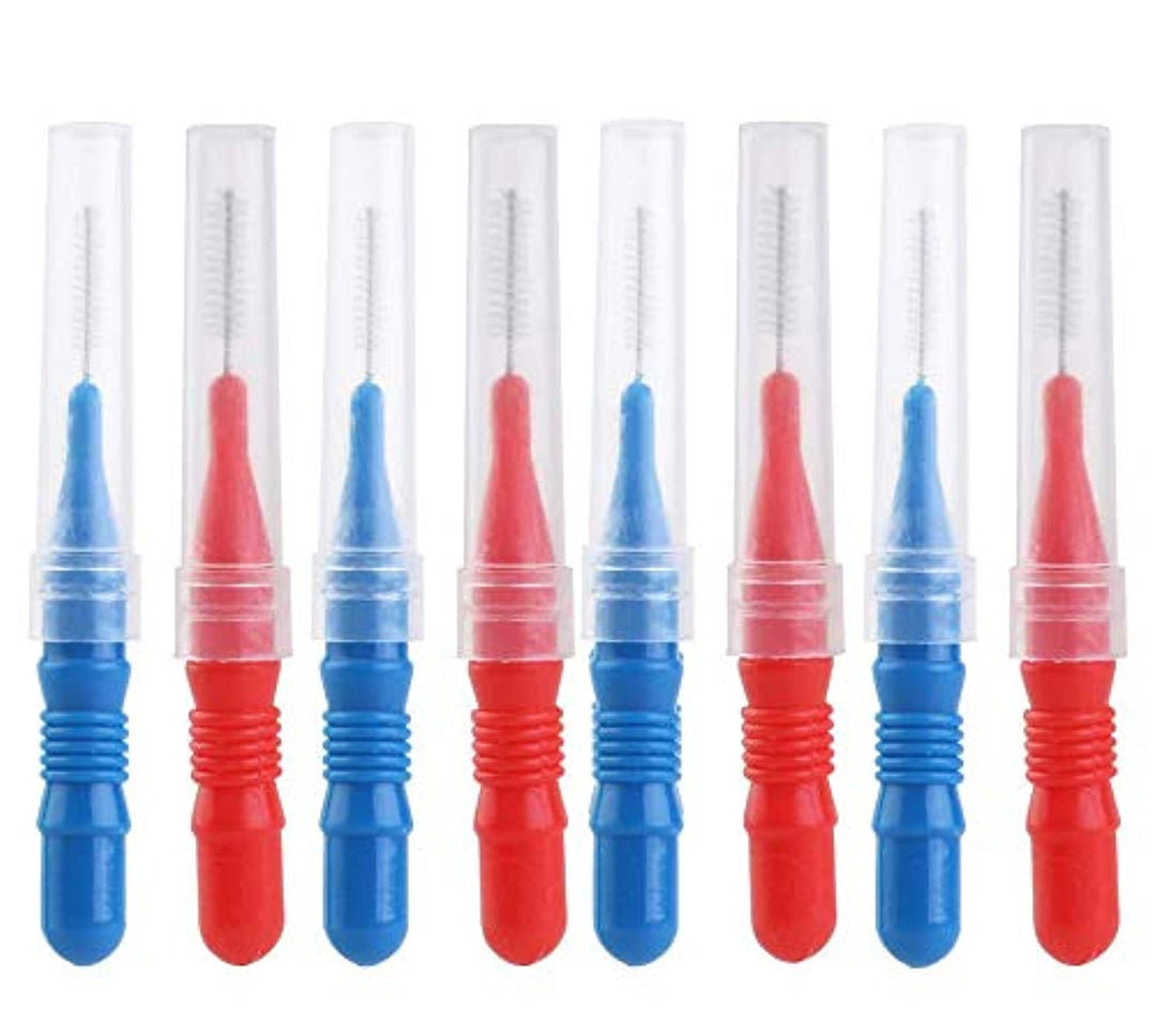 2.5mm Interdental Brush Cleaners,Toothpick Between Teeth Brush Kit50 Pack