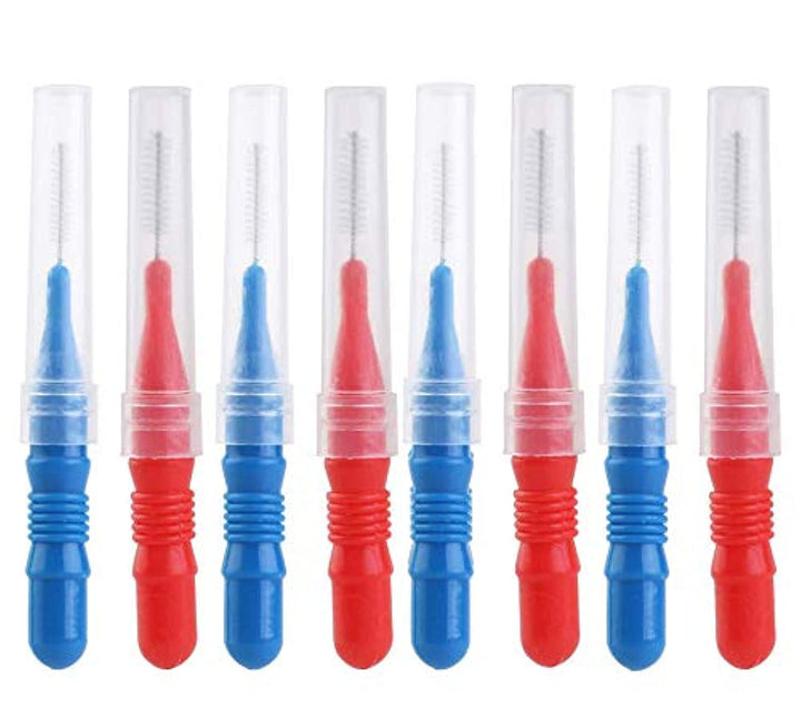 2.5mm Interdental Brush Cleaners,Toothpick Between Teeth Brush Kit50 Pack