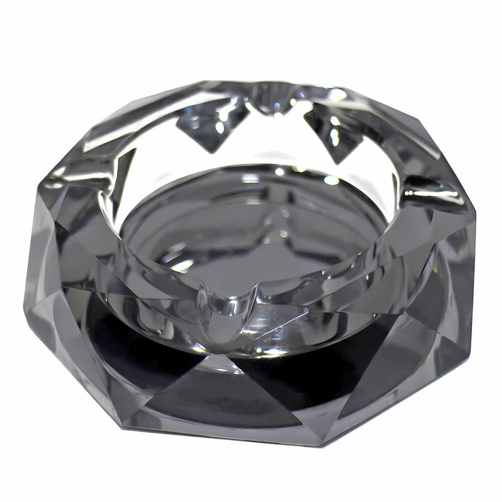 Vintage Ash Tray Small Glass Ashtray,Cool Ashtrays for Cigarettes Indoor, Ash Tray Glass Cigarette Holder 4.5