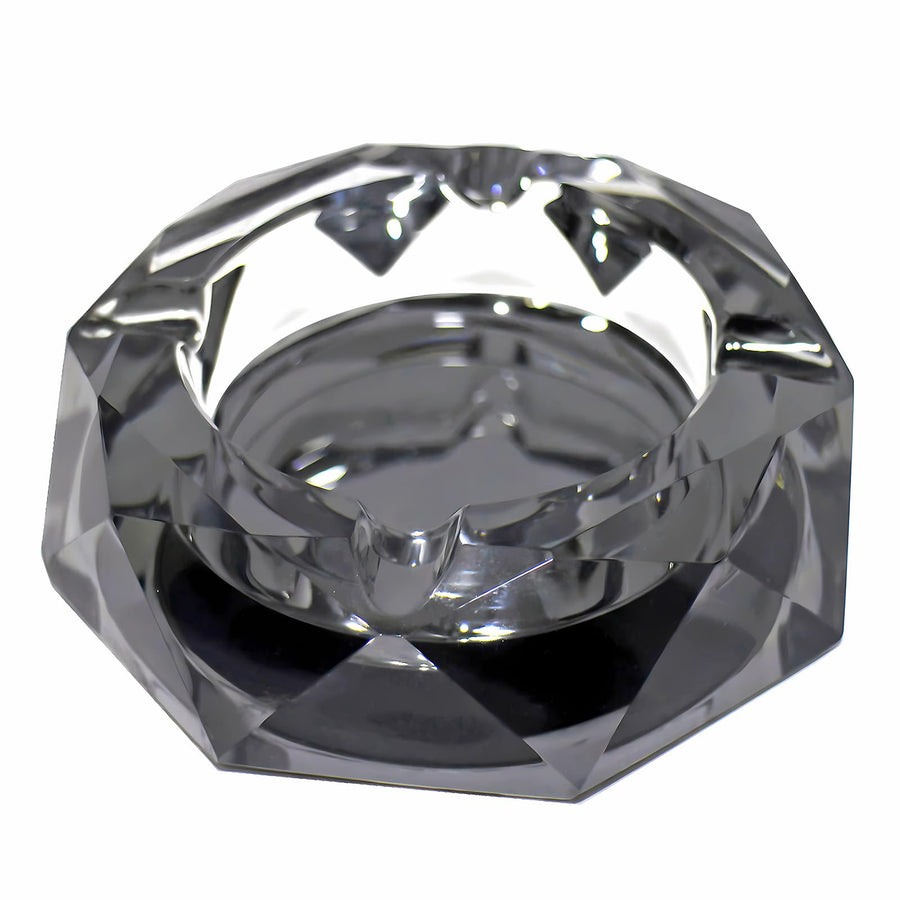 Vintage Ash Tray Small Glass Ashtray,Cool Ashtrays for Cigarettes Indoor, Ash Tray Glass Cigarette Holder 4.5