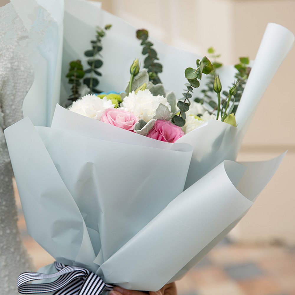Korean Style Flower Wrapping Paper Floral Bouquet Gift 