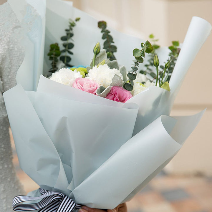 Korean Style Flower Wrapping Paper Floral Bouquet Gift 
