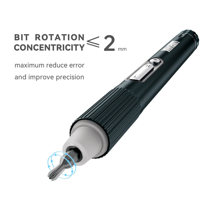 Mini Electric Screwdriver, 3 Torque Adjustable Precision Cordless Screwdiver Set, Rechargeable Screwdriver Repair Tool Kit for Electronics with Shadowless LED Lamp