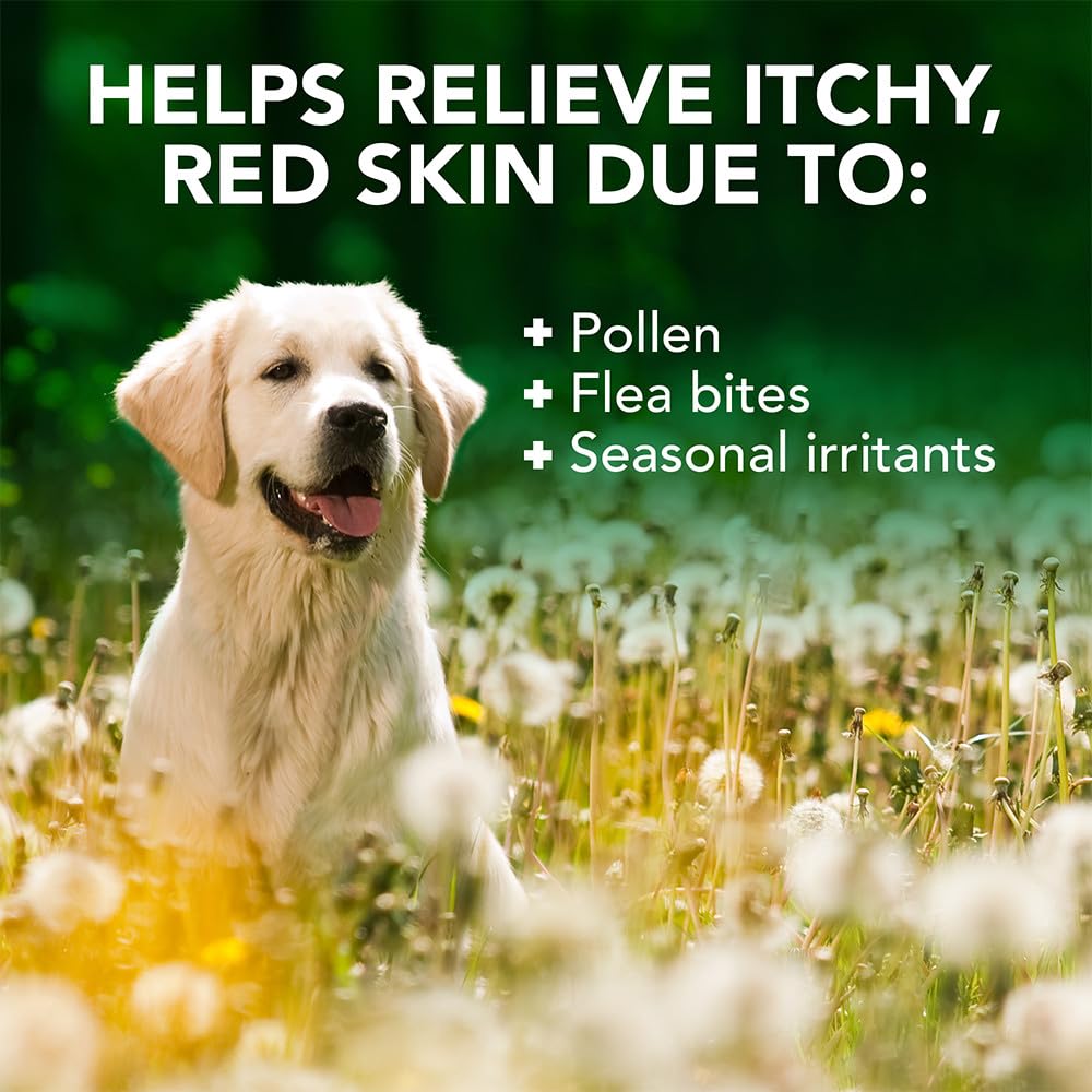 Vet&#39;s Best Allergy Itch Relief Dog Shampoo | Cleans and Relieves Discomfort from Seasonal Allergies | Gentle Formula | 16 Oz