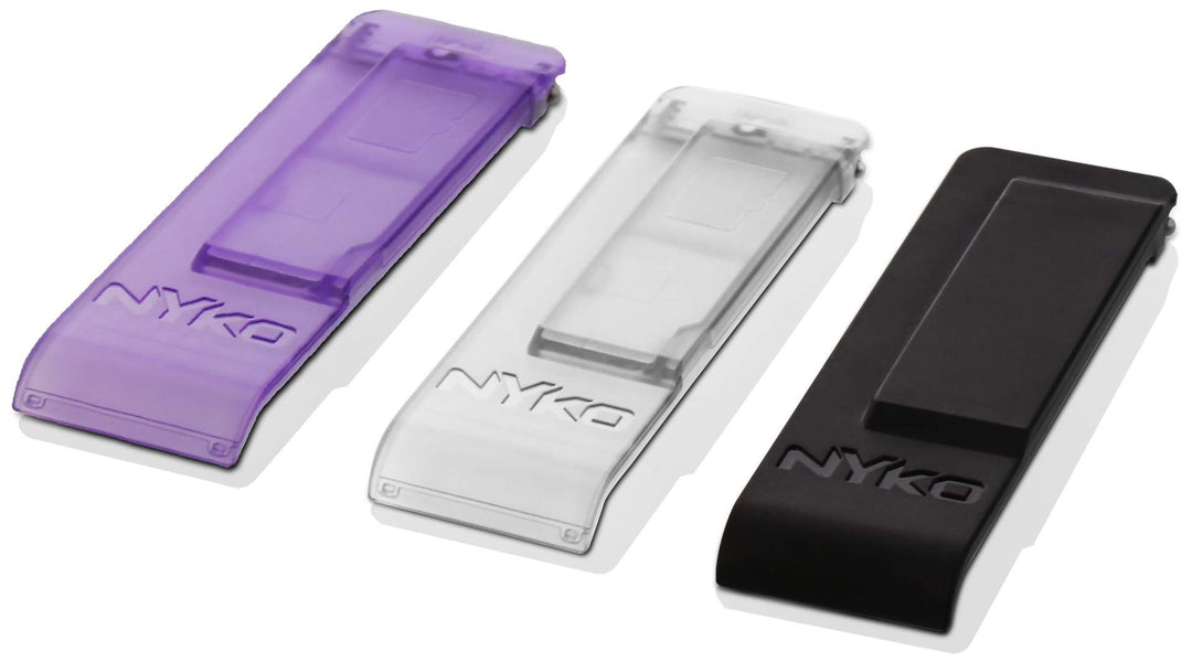 Kick Stand Multi-Pak - 3 Various Color Replacement Kickstands with Built-In SD Card Storage for Nintendo Switch
