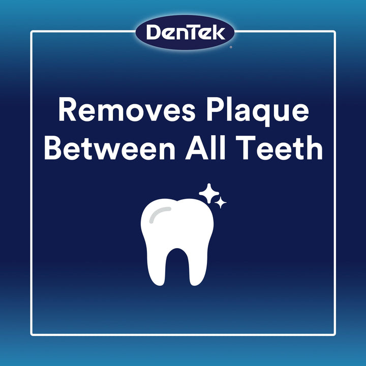 Dentek Floss Picks Complete Clean Back Teeth 75 Count (3 Pack)