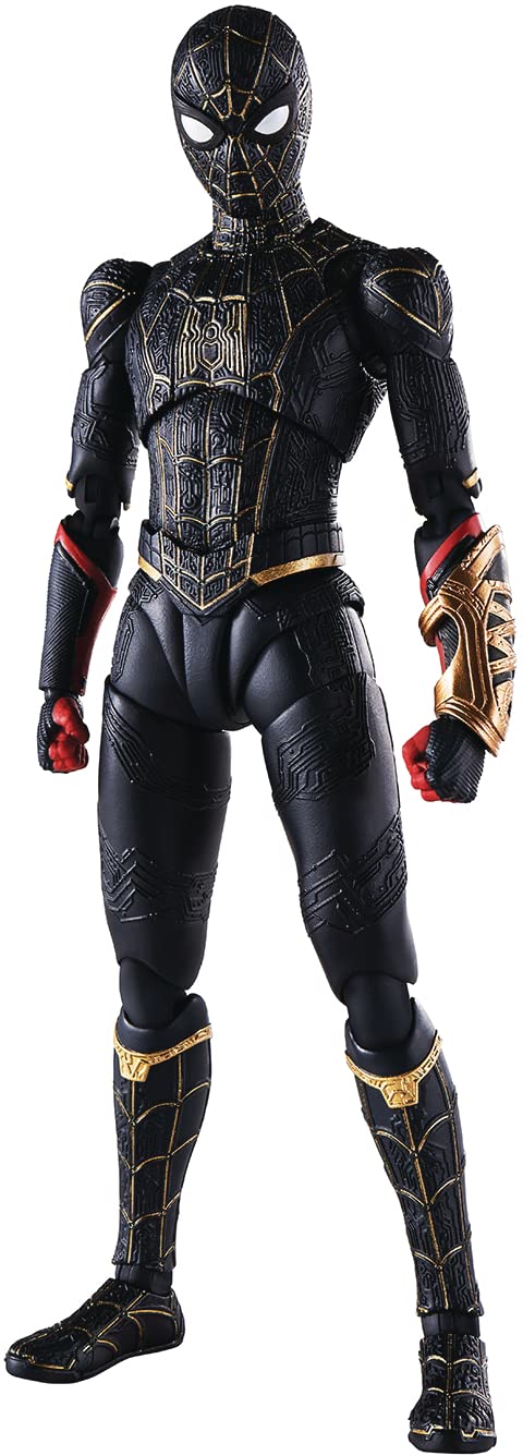 - Spider-Man: No Way Home - Spider-Man (Black & Gold Suit), Bandai Spirits S.H.Figuarts Action Figure