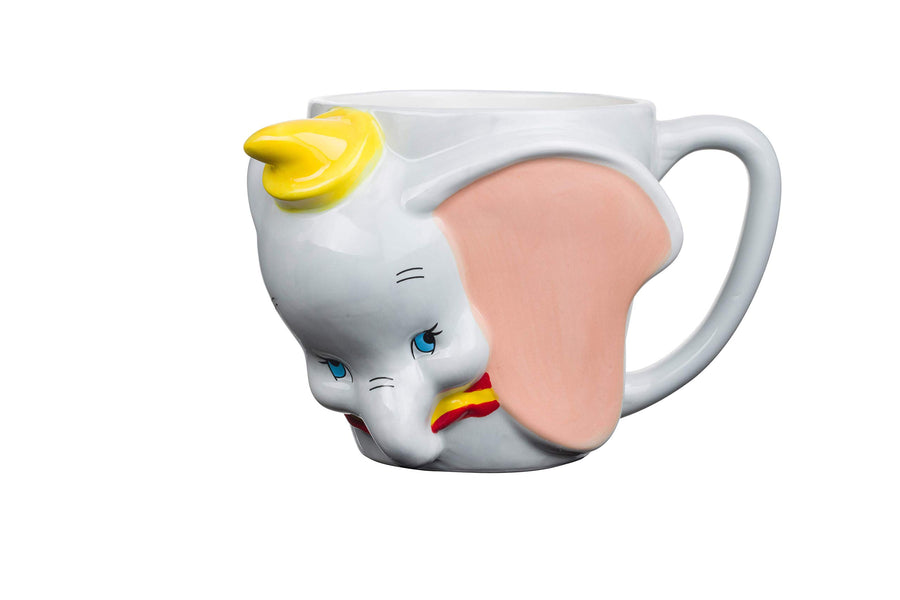Disney's Dumbo Face 3D Sculpted Ceramic Coffee Mug, 23 Ounces
