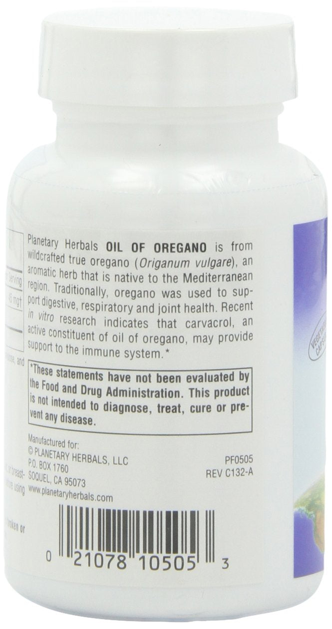 Planetary Herbals Oil of Oregano, May Provide Support T