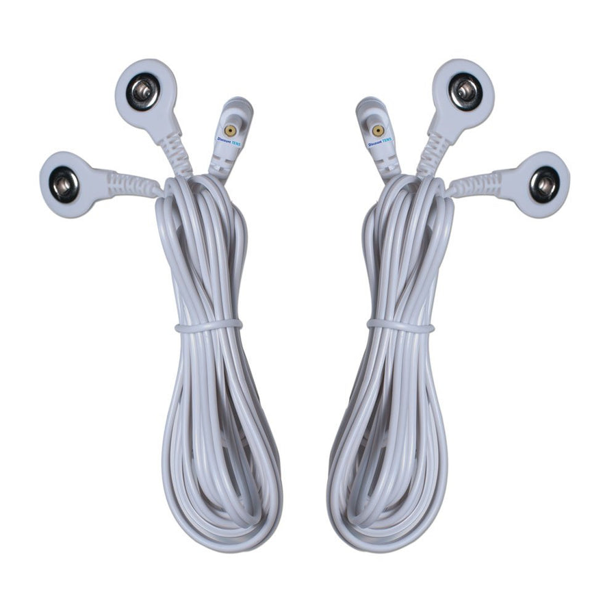 Tens Lead Wires - Two Snap Connectors (2 Pack) - Discou