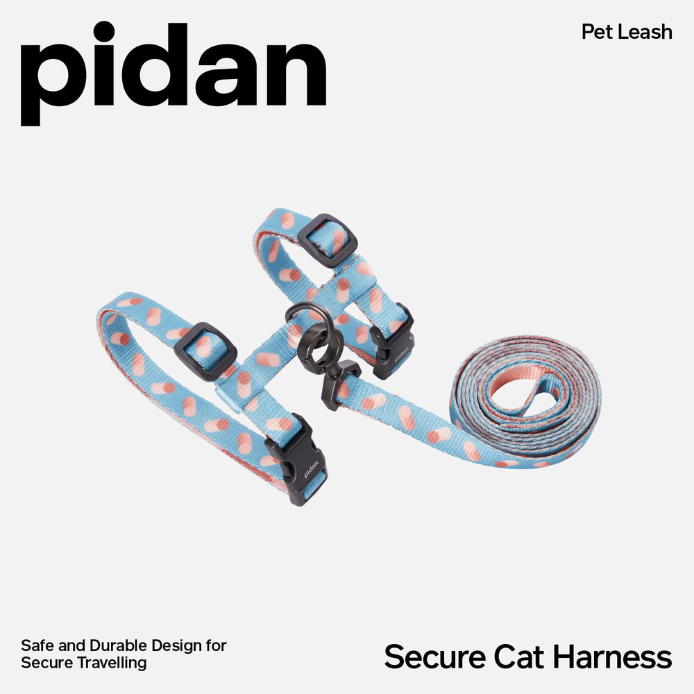 Cat Harness & Leash Set, Cats Escape Proof Adjustable Kitten Harness for Large Small Cats
