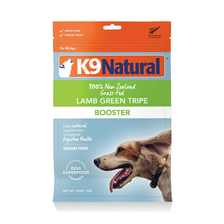 - Grain Free Freeze Dried Dog Food Supplement Booster - Lamb Green Tripe, 7oz