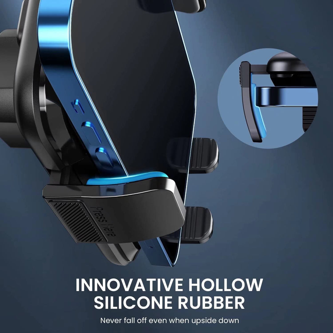 Phone Mount for Car Vent [Upgraded Metal Clip] Cell Phone Holder Car Hands Free Cradle in Vehicle Car Phone Holder Mount for Smartphone, iPhone, Cell Phone Automobile Cradles Universal