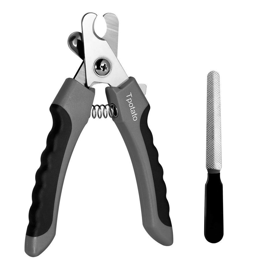 Dog Nail Clippers,Dog Nail Trimmers for Large Breed Dog with Quick Sensor,Safari Professional Cat Nail Clipper with Safety Guard and Nail File.