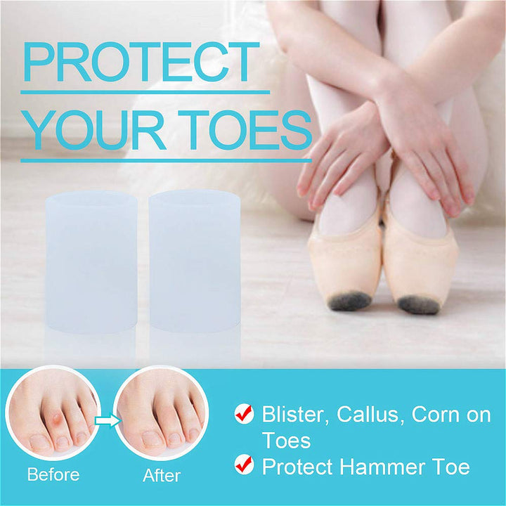 SMFHealth Toe Sleeves,Toe Protectors for Bunions,Sore C