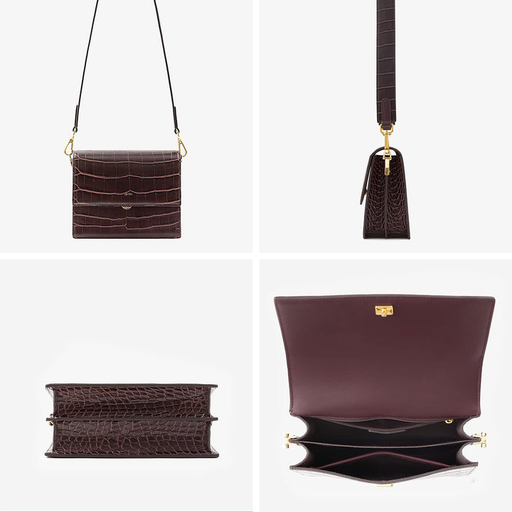 JW PEI Women&#39;s Mini Flap Crossbody - Brown
