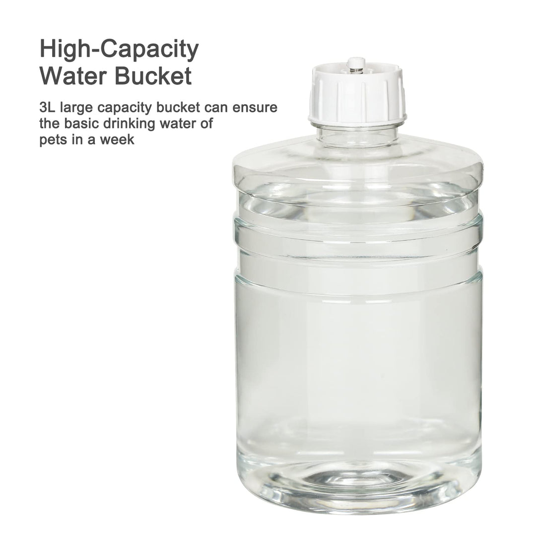 Automatic Pet Water,3L Large Capacity Automatic Water Dispenser, 100% BPA-Free, Gravity Pet Water Dispenser, Cat Water Food