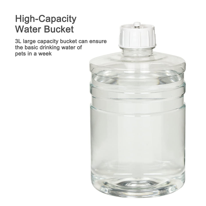 Automatic Pet Water,3L Large Capacity Automatic Water Dispenser, 100% BPA-Free, Gravity Pet Water Dispenser, Cat Water Food