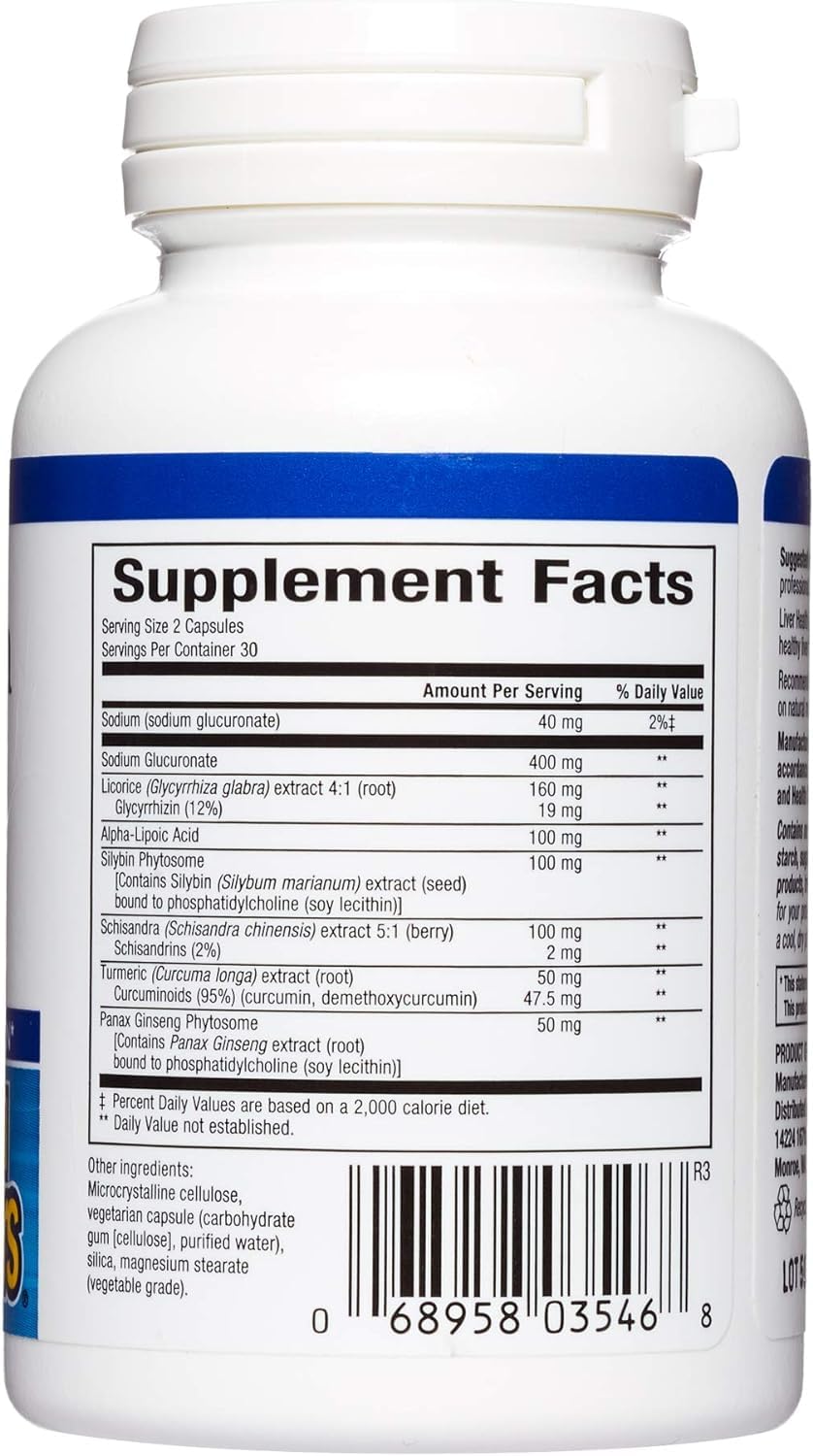 , Liver Health Formula, Nourishing Support for a Healthy Liver with Licorice, Turmeric and Schisandra, 60 capsules (30 servings)