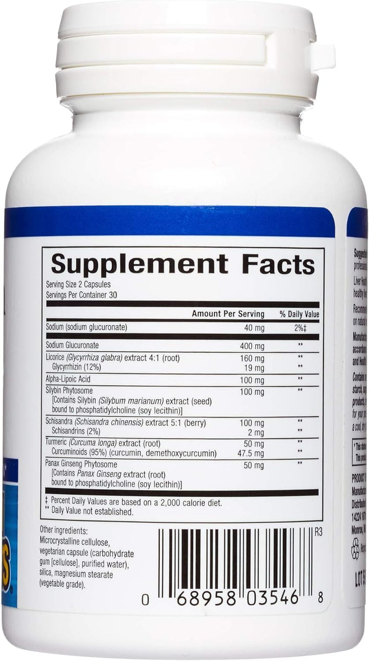 , Liver Health Formula, Nourishing Support for a Healthy Liver with Licorice, Turmeric and Schisandra, 60 capsules (30 servings)