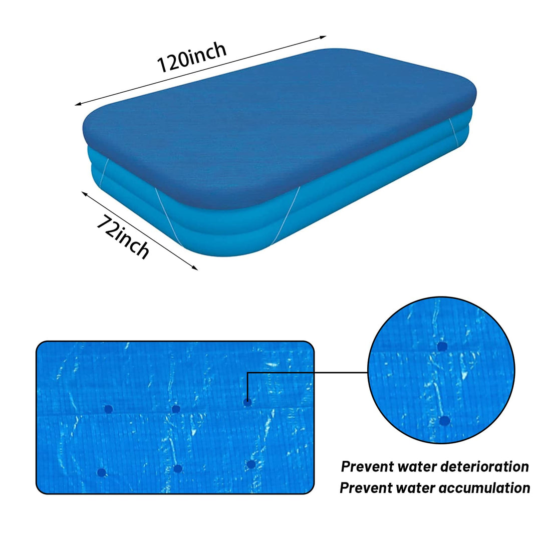 Rectangle Pool Cover,Pool Cover for Inflatable Pool,Rec