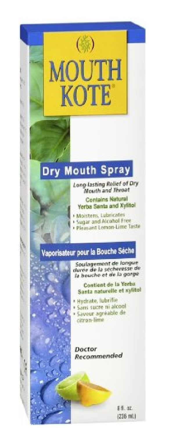 Mouth Kote Dry Mouth Spray, Oral Moisturizer with Yerba