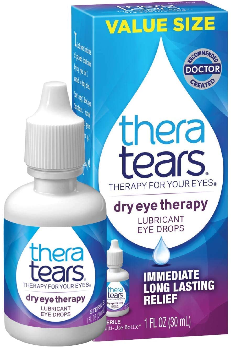 Dry Eye Therapy Eye Drops for Dry Eyes, 1.0 Fl Oz