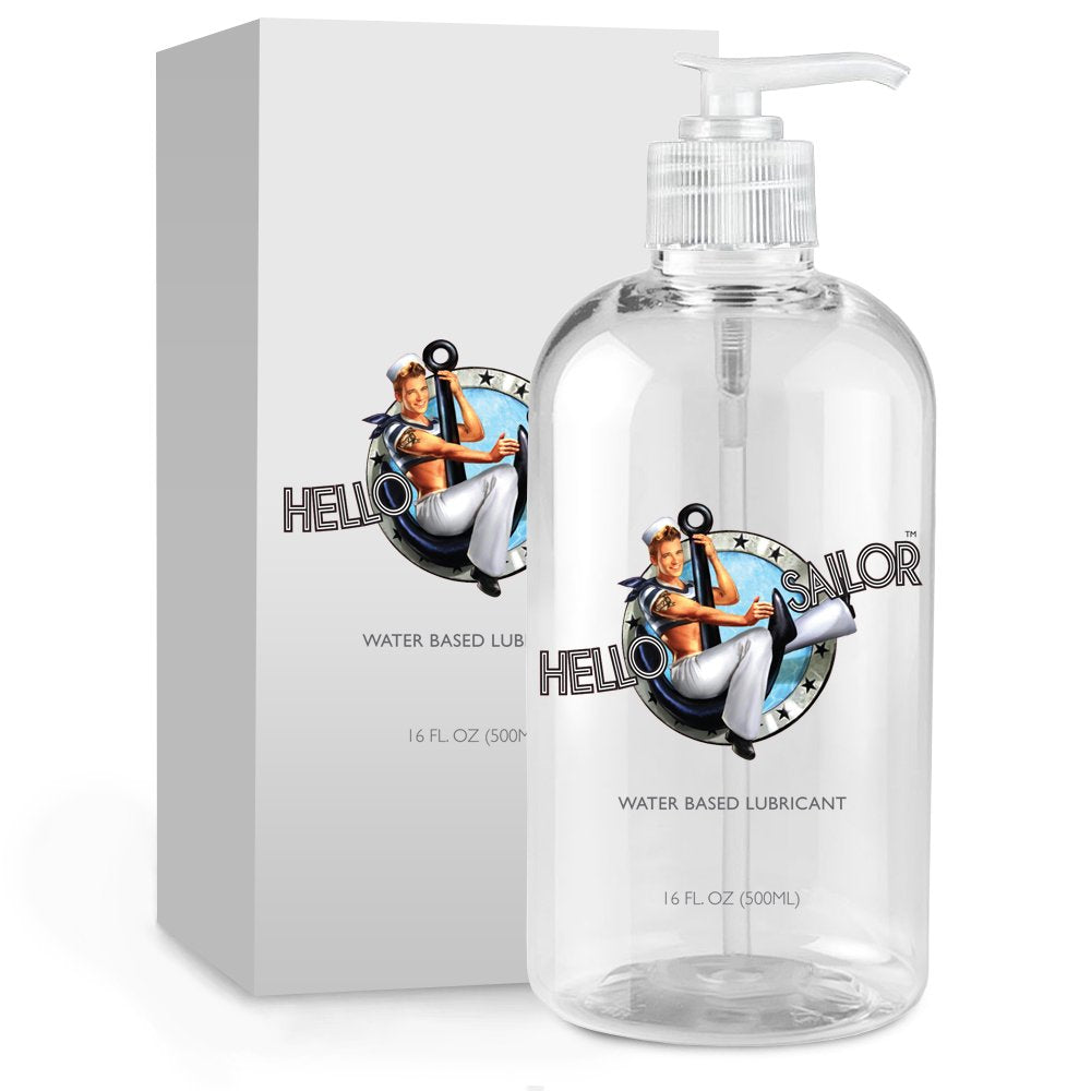 Lube -Personal Water Based - 16ozTM - Made in USA - 100% Unconditional Money Back