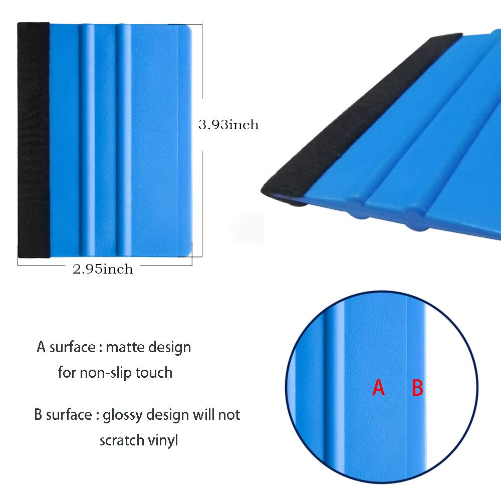 Wallpaper Smoothing Tool with 8 Scraper for Contact Paper Adhesive Vinyl