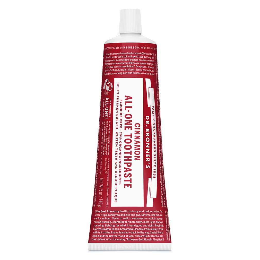 Dr. Bronner&#39;S Magic Soaps Cinnamon Toothpaste, 5 Ounce