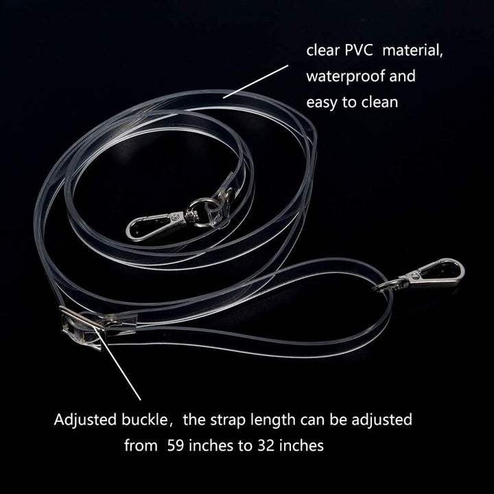 Xiazw Thin Soft PU Leather Crossbody Replacement Chain 