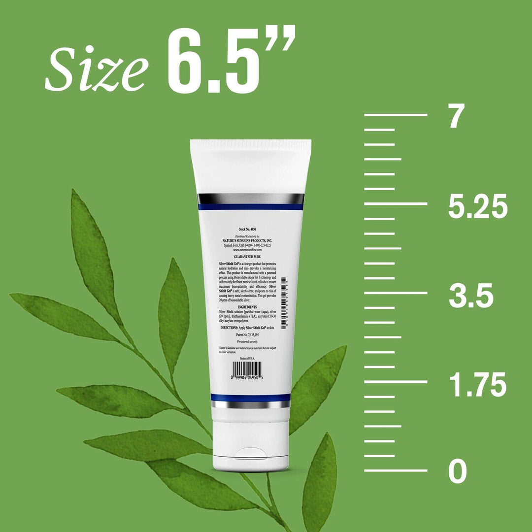 Natures Sunshine Silver Shield Gel Single 3 Oz Tube