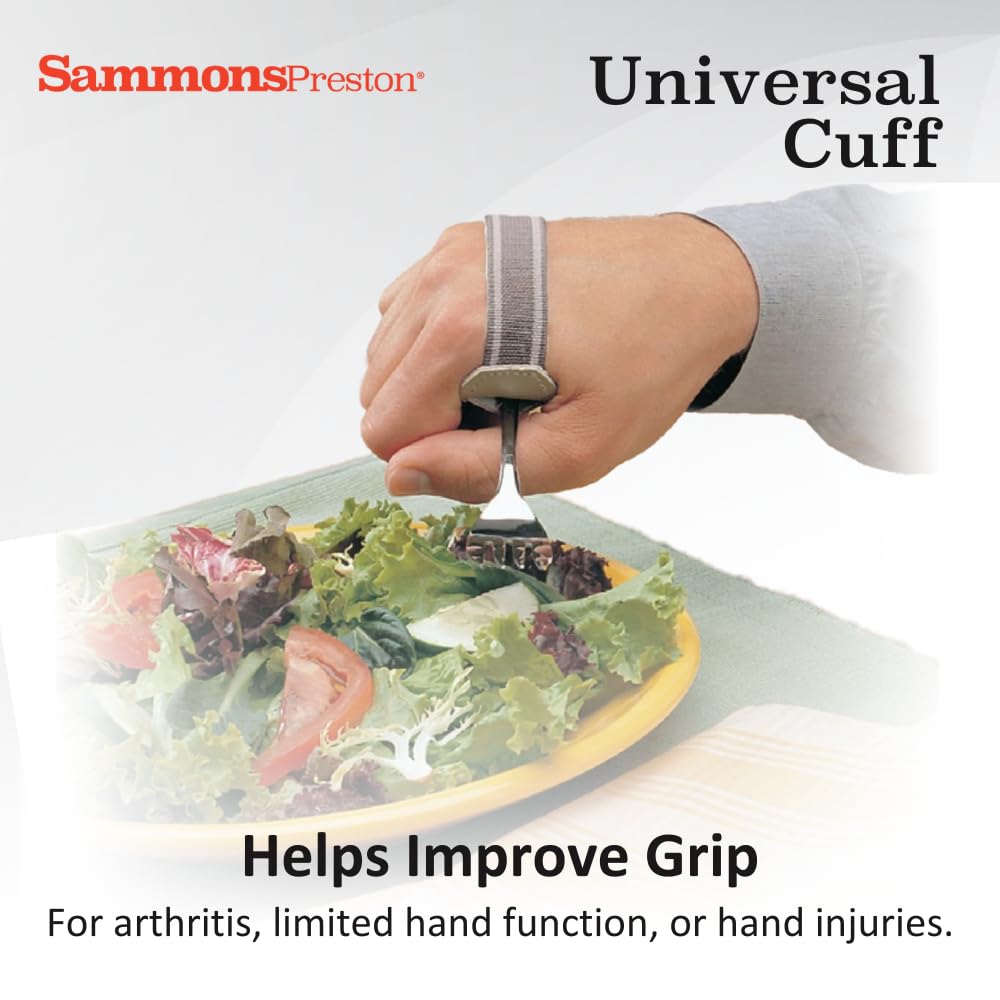 Sammons Preston Universal Cuff, Leather ADL Cuff with E