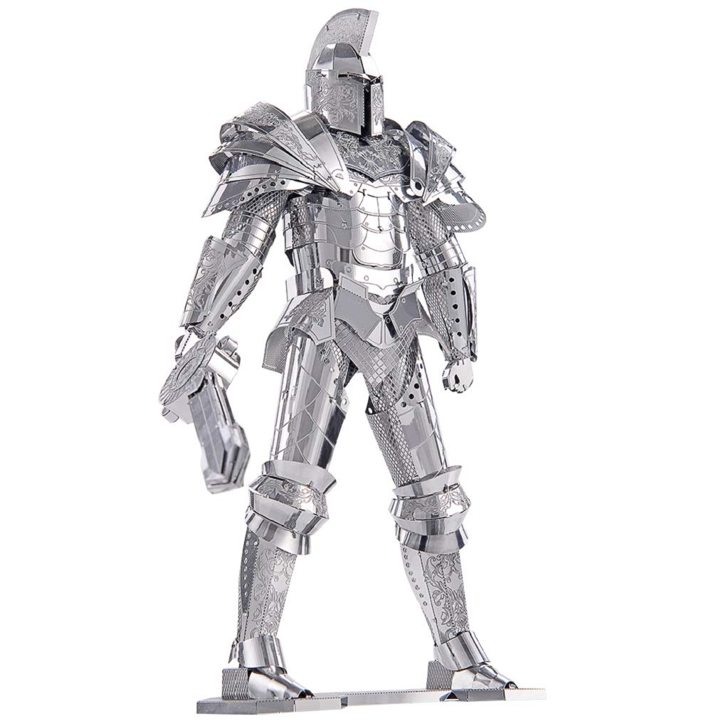 3D Metal Puzzles for Adults DIY Mecha Model Kits Building Blocks, Black Knight 3D Figure Model kit Brain Teaser Puzzle Fidget Toys Hobbies for Men, Great Birthday Gifts -125 Pcs