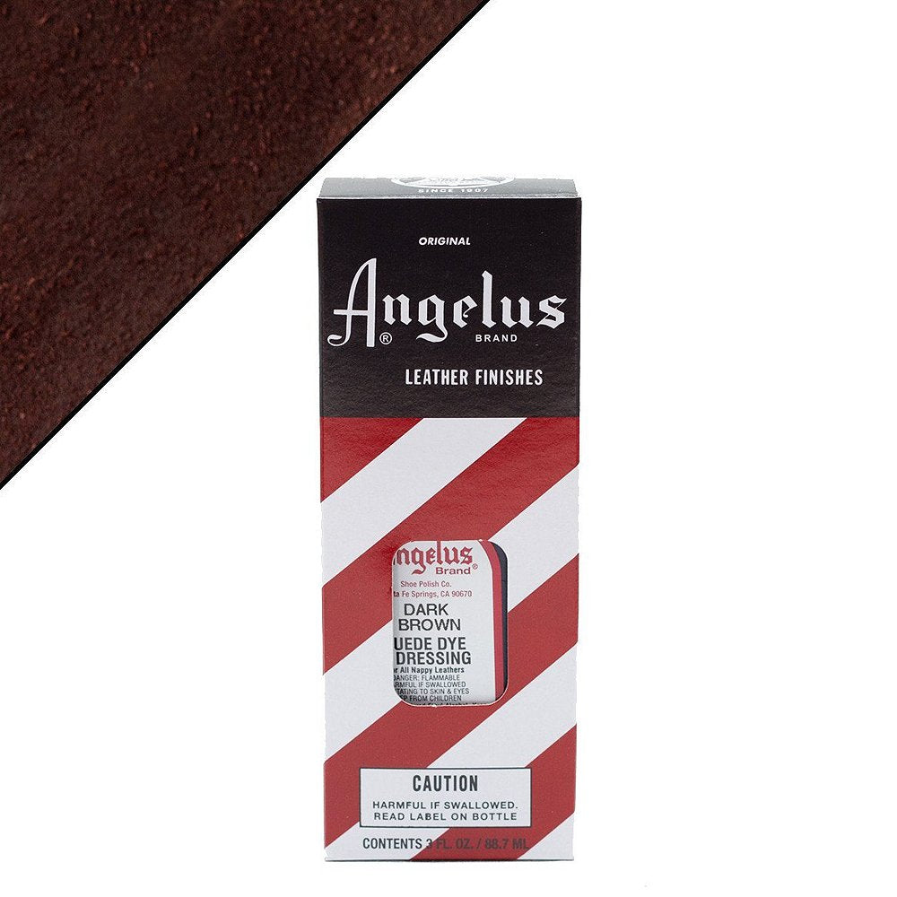 Angelus Suede Dye, 3 oz, Dark Brown