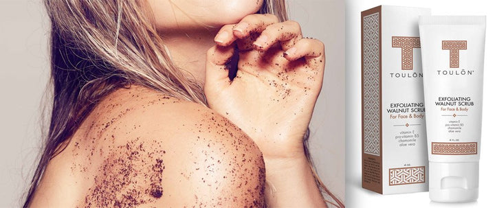 Exfoliating Scrub Face and Body; Walnut Facial Exfoliat