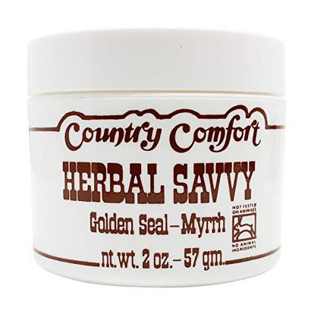 Country Comfort Herbal Savvy Goldenseal Myrrh Supplemen