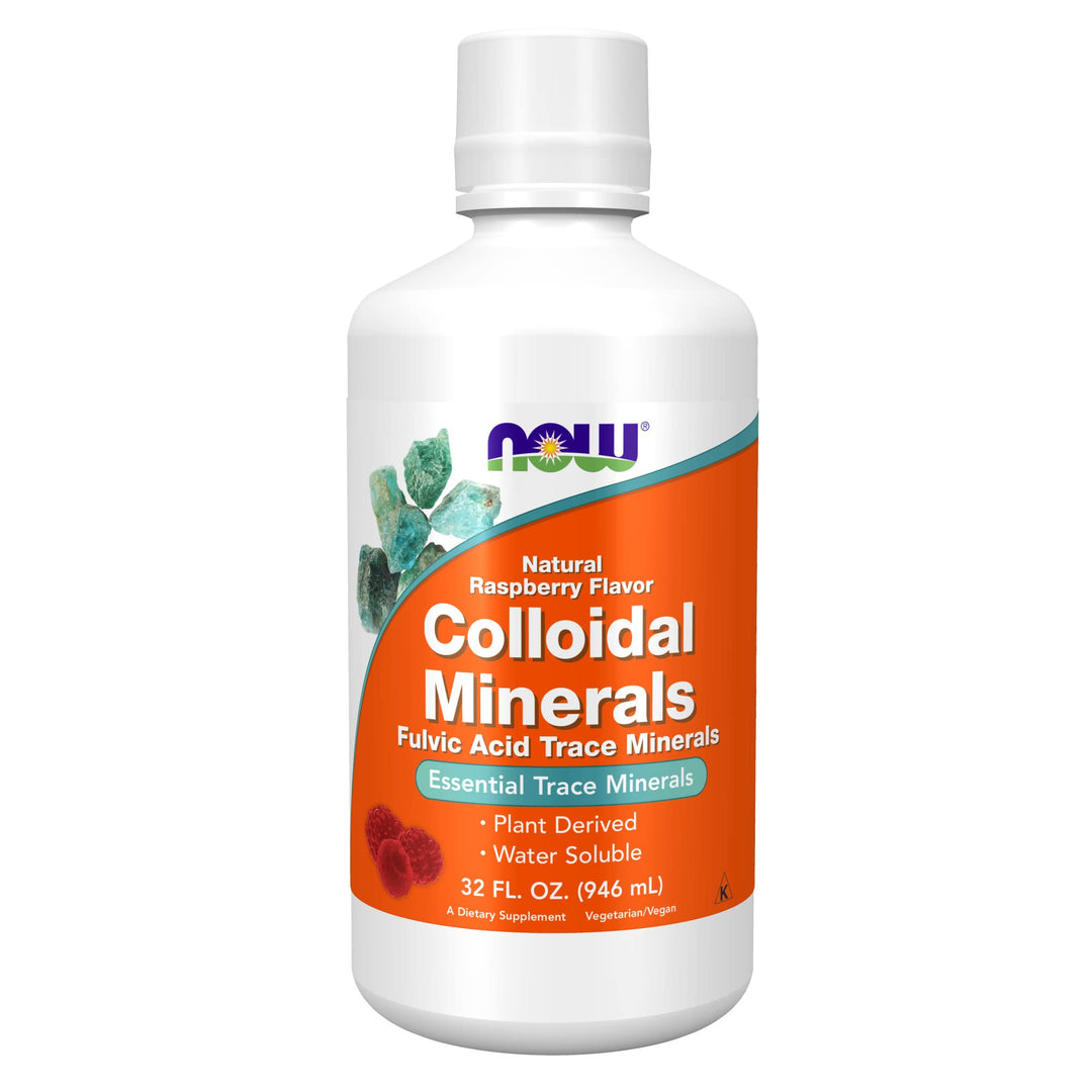 NOW Foods Supplements, Colloidal Minerals Liquid, Plant
