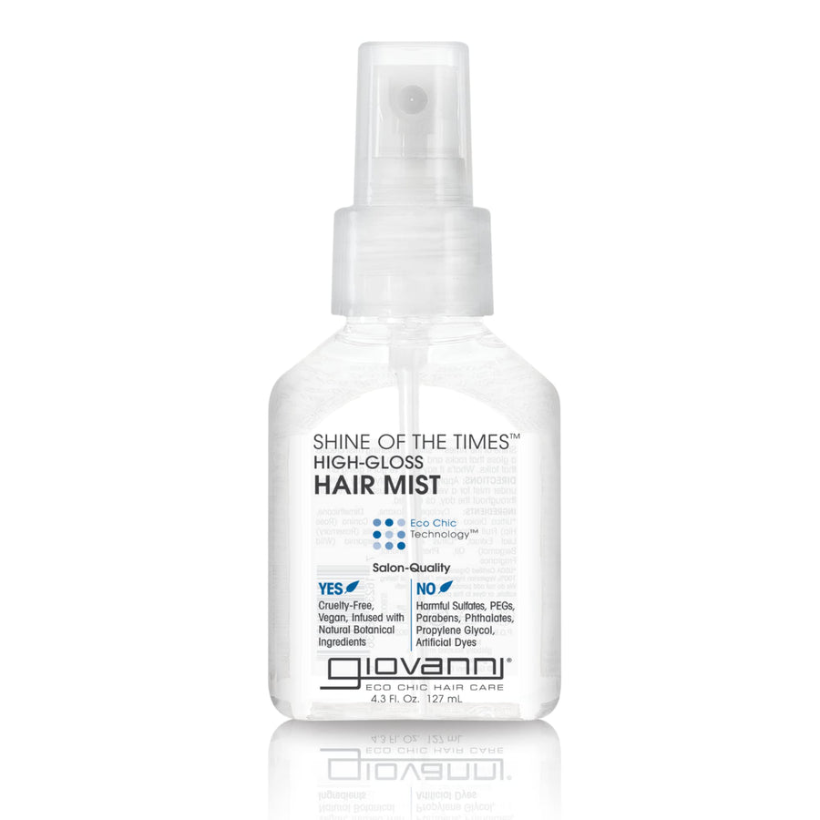 Shine of the Times Finishing High-Gloss Hair Mist - Anti Frizz Hair Products, Color Safe, Salon Quality, Cruelty-Free, No Parabens, Infused with Natural Botanical Ingredients - 4.3 oz