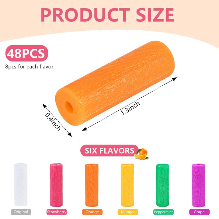 KISEER 48 Pcs Colorful Orthodontic Aligner Chewies for 