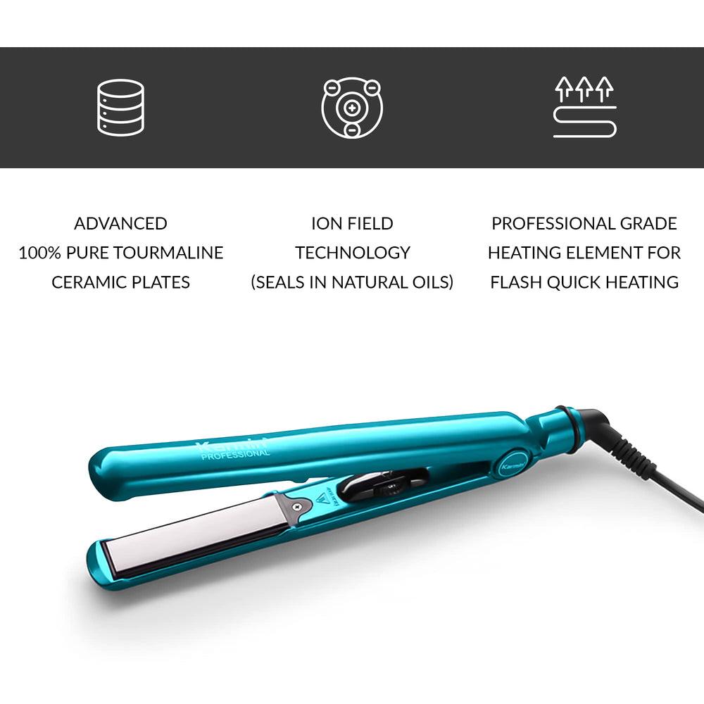 Blue : Karmin G3 Salon Professional Hair Straightener (Blue)