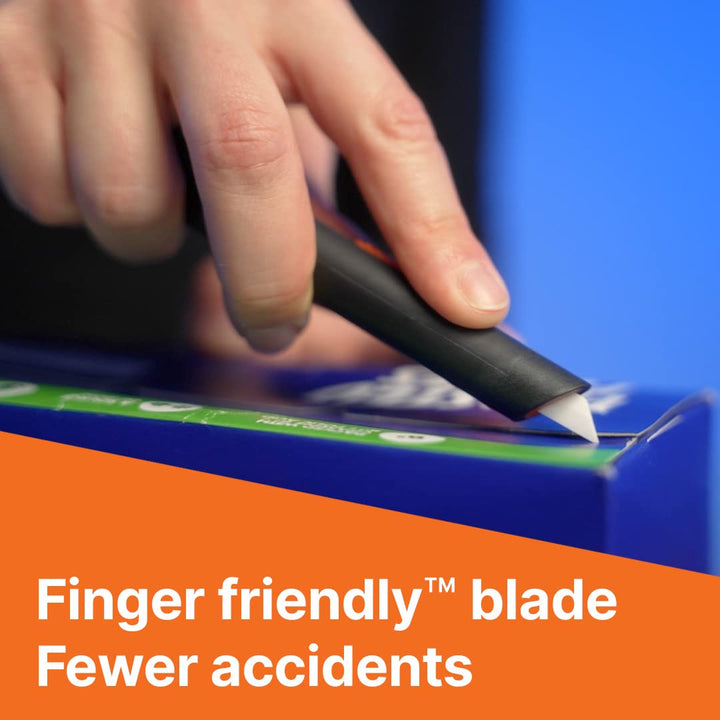 10513 Pen Cutter, 3 Position Manual Blade, Cuts Packages, Cardboard Box, Stays Sharp up to 11x Longer Than Metal Blades