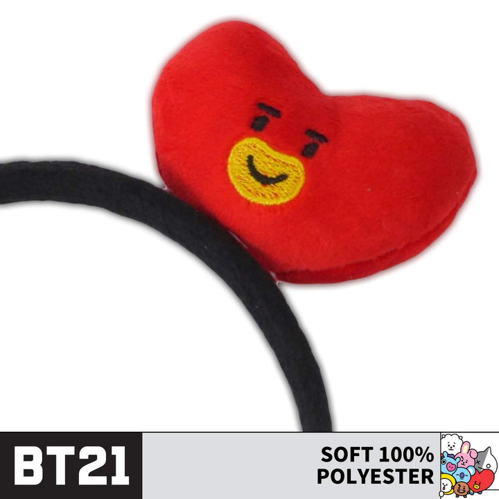 BT21 LINE FRIENDS 3D Plush Embroidered Womens Headband, Tata, 1 Count (Pack of 1)