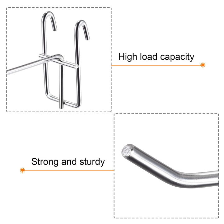 MECCANIXITY Grid Wall Display Hooks Store Garage Storag