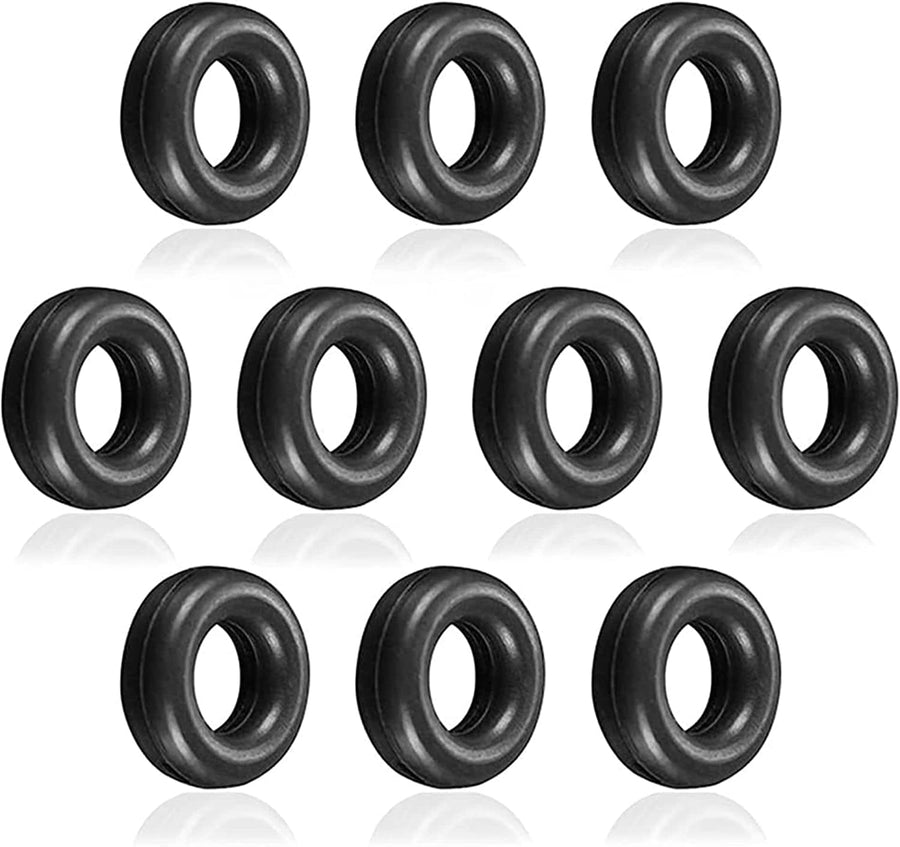 Optico Optic-Firms Eyeglass Hinge Rings - 10 Rings (Bla