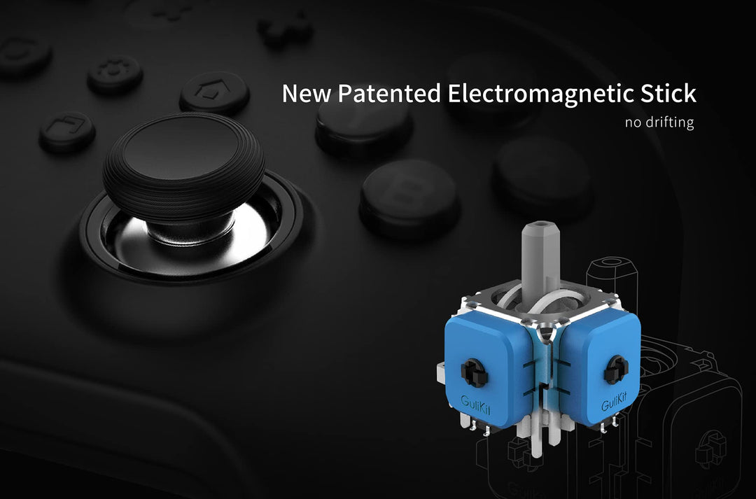 GuliKit Kingkong 2 Pro Controller for Nintendo Switch,Hall Effect Sensing Joystick,No Stick Drift No Deadzone,Compatible with Switch/PC/Windows/Android/iPhone,with Low Latency Wireless Adapter for PC