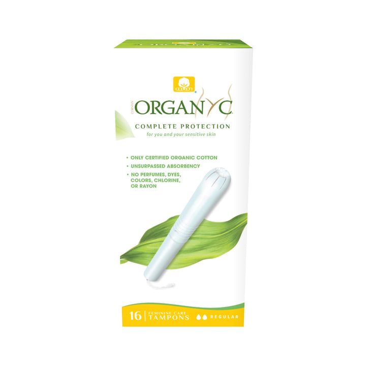 Organyc 100% Certified Organic Cotton Tampons, Cardboar