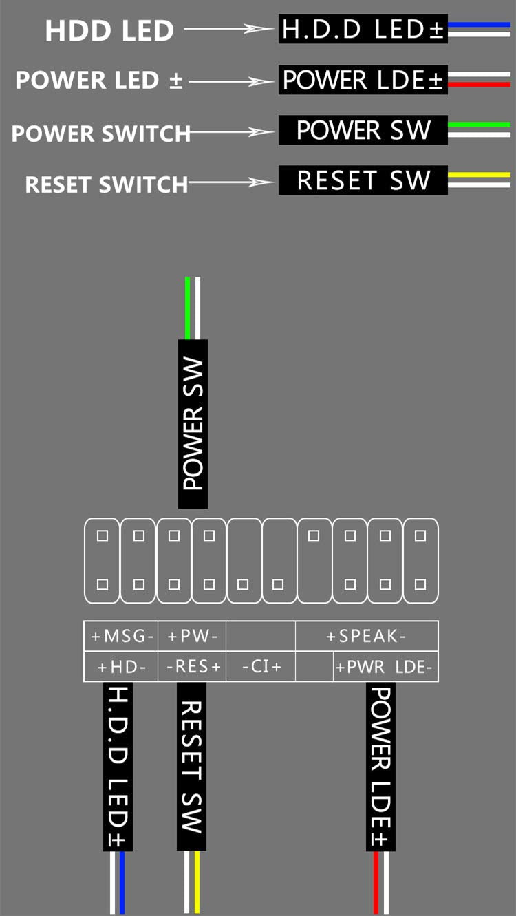 KNACRO 16mm Chassis Switch Metal Button Switch with 100